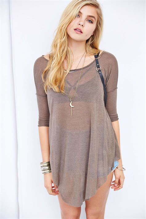 Silence Noise Drape Tee Urban Outfitters Fashion Women Clothes