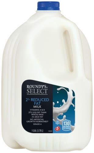 Roundys® Select 2 Reduced Fat Milk 1 Gallon Qfc