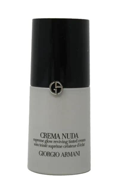 Giorgio Armani Crema Nuda Supreme Glow Reviving Tinted Cream 101 Oz