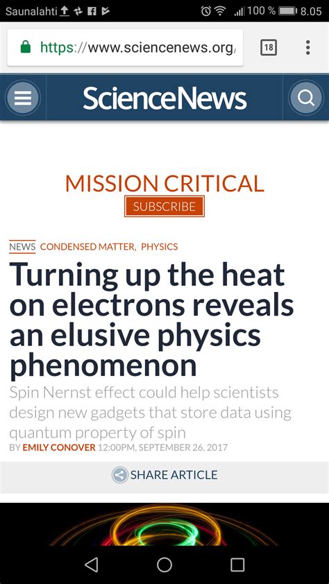 Turning Up The Heat On Electrons Reveals An Elusive Physics Phenomenon