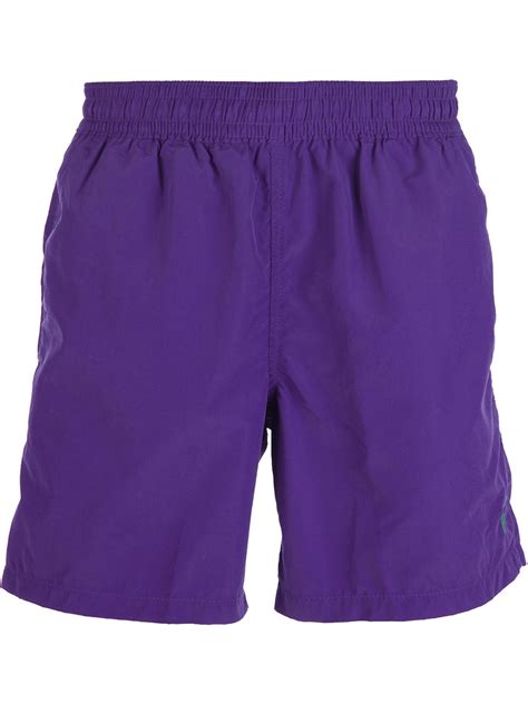 Polo Ralph Lauren Classic Swim Shorts In Purple For Men Lyst