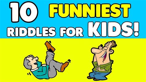10 Funny Riddles For Kids New Riddles With Answers Youtube