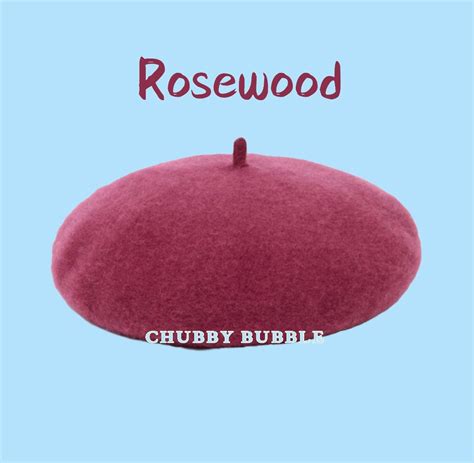 Pink Beret 100% Wool French Beret Winter Hat Vintage | Etsy