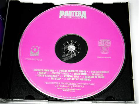 Pantera Cowboys From Hell Cdcosmos