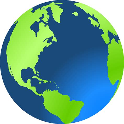 グローブ 地球 大陸 Pixabayの無料ベクター素材