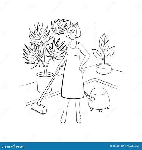 House Cleaning Cleanliness And Tidiness Stock Vector Illustration
