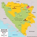 Bosnia and Herzegovina Map | Maps of Bosnia–Herzegovina