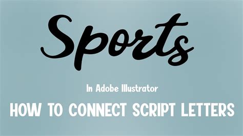 How To Connect Script Letters Youtube