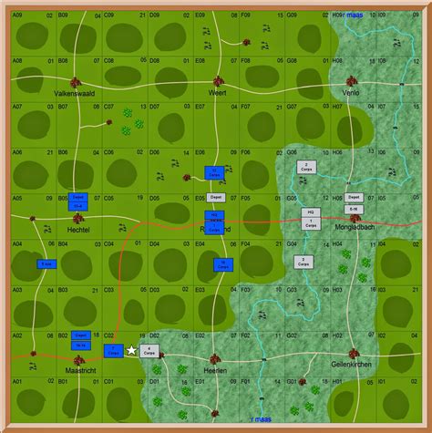 Napoleonic Wargaming New Campaign Strategic Map