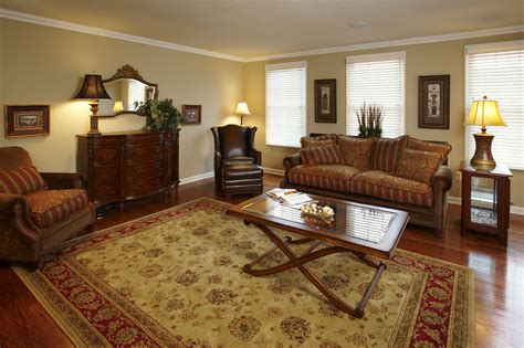 Deluxe Persian Living Room Designs With Artistic Rug