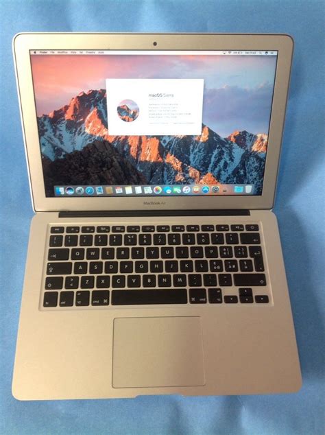 Achat Apple Macbook Air 13 Early 2014 A1466 Intel Core I5 14 Ghz 4gb