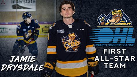 Jamie Drysdale Named To 2019 20 Ohl First All Star Team Erie Otters