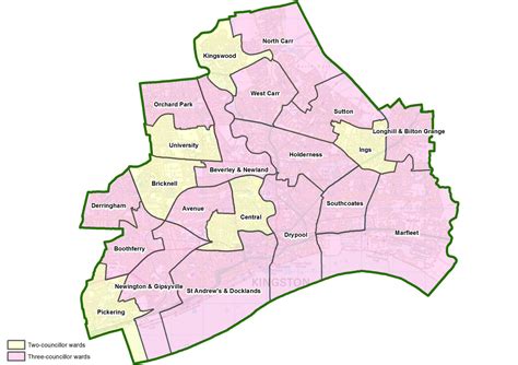 Lgbce On Twitter New Ward Boundaries Published For Hull City Council