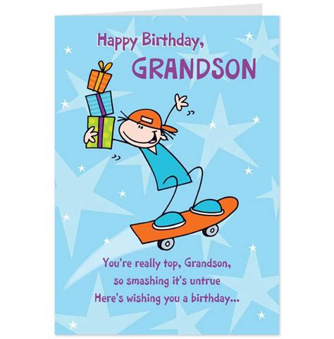 Free Printable Grandson Birthday Cards Free Printable Card