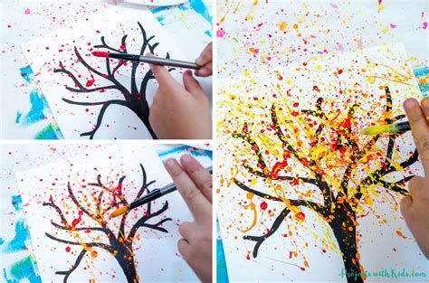 Jackson Pollock Inspired Splatter Painting For Kids Projects With Kids