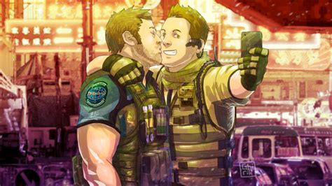 Chris Redfield X Piers Nivans Deviantart Ghirik REVIL