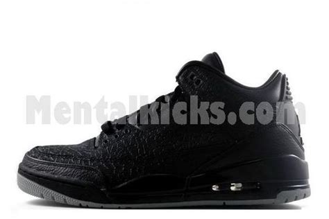Nike Air Jordan 3 Retro Black Flip 315767 001