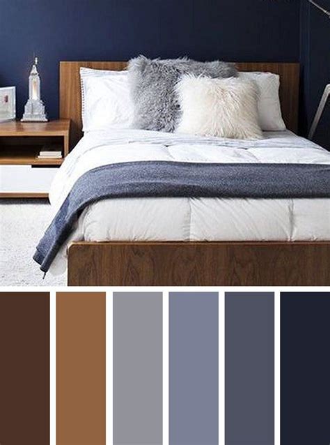 Blue And Brown Bedroom Color Schemes