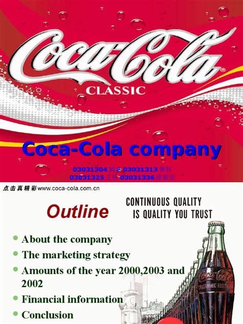 Product, promotion, price, and place. Marketing Strategy in Coca-cola | The Coca Cola Company ...