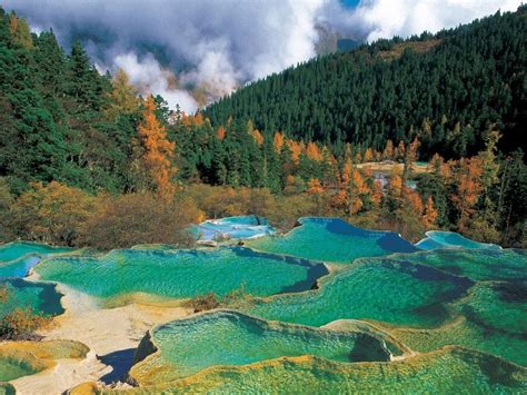 The Pearl Waterfall Jiuzhaigou Valleytravels