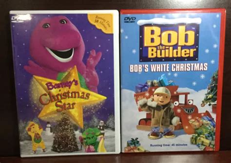 Barneys Christmas Star Dvd And Bob The Builder Bobs White Christmas