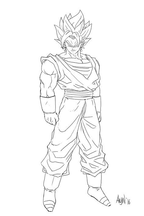 Goku Drawing Super Saiyan 5 At Getdrawings Free Download