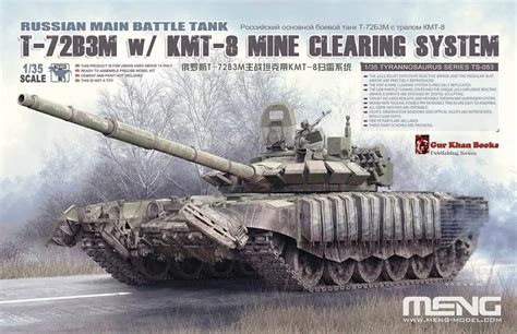 Meng Ts 053 1 35 Russo Principal Tanque De Batalha T 72b3m W Kmt 8 Mina