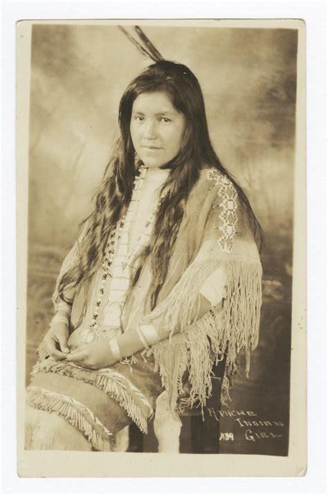 Apache Indian Girl Gee Lindquist Native American