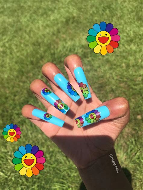 Hey everyone, welcome to my channel today's video is my version of takashi murakami flower nails thanks for watching please like and subscribe. Takashi Murakami Nails in 2020 | Nail art diy easy, Trendy ...
