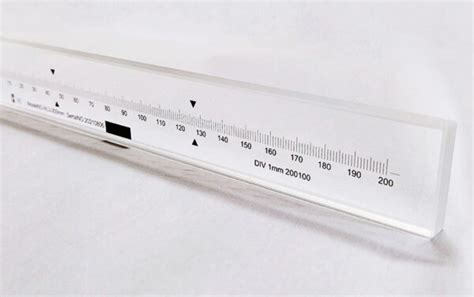 Glass Line Ruler 1mm 1000mm