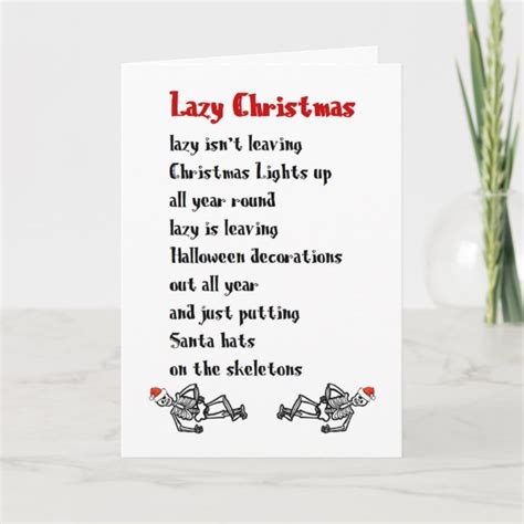 Personalized Funny Christmas Poem Ts On Zazzle