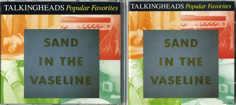 Cd Talking Heads Sand In The Vaseline 1992 Usa Hi