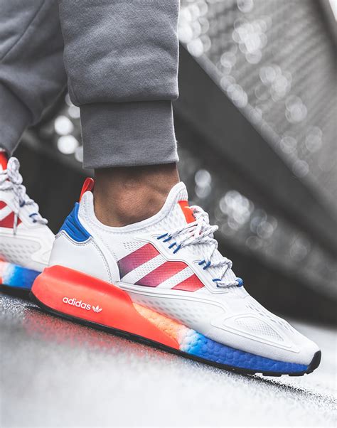 adidas Originals Mens ZX 2K Boost - White | Life Style Sports IE