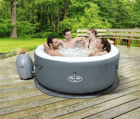 Lay Z Spa Bali Inflatable Hot Tub W Led Lights Free Next Day