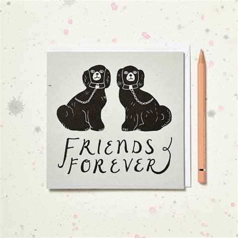 Friends Forever Card By Wolf Whistle
