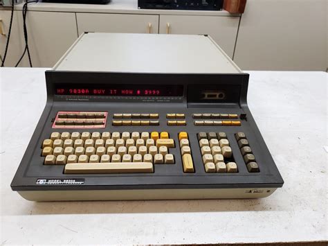 Working Hp 9830a Vintage Calculator Computer W Option 275 And 2