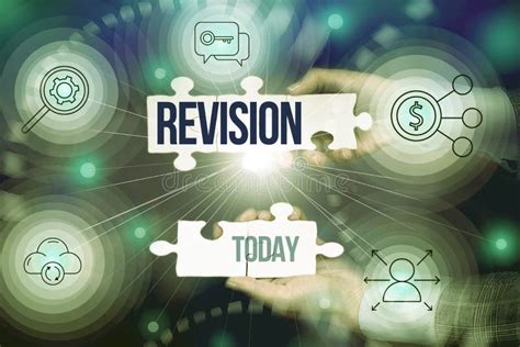 Text Sign Showing Revision Business Overview Action Of Revising Over