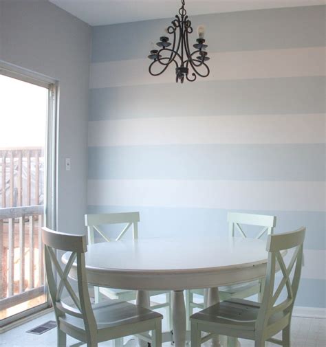 Striped Accent Wall In The Kitchen Striped Accent Wall Accent Walls A