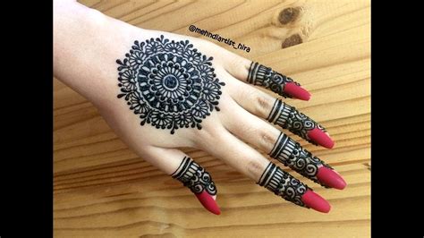 Gol Tikki Mehndi Designs For Back Hand Images Round Design Gol Tikka