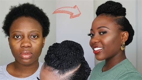 Simple Protective Style For Short 4c Natural Hair Tutorial