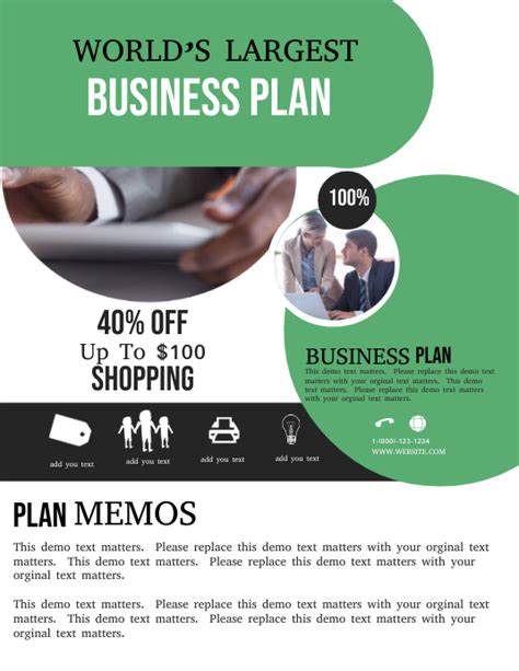 Copy Of Business Plan Postermywall