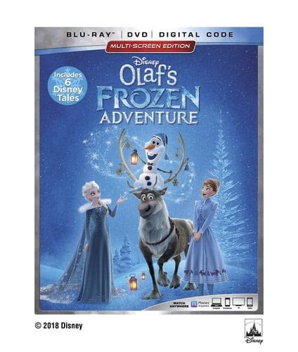 Olafs Frozen Adventure Plus 6 Disney Tales Blu Ray Dvd Digital