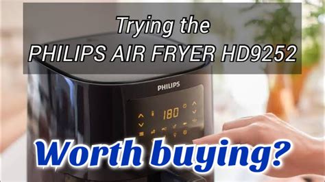 Philips Air Fryer Hd925290 Review Youtube