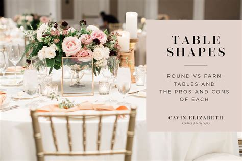 This is particularly apparent if the area is distinctly elongated and the table is especially large, because the sides of the room would look uncomfortably narrower than the space on the other ends. Wedding Reception Table Shapes Round Rectangle