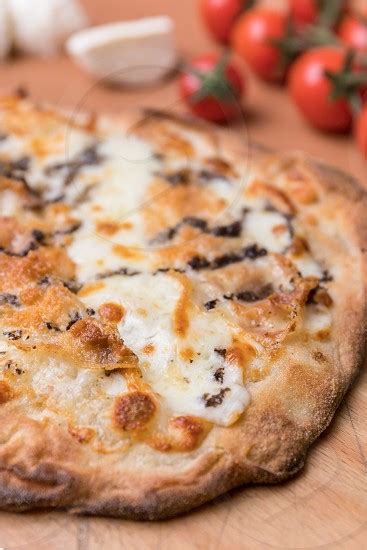 Simple Pizza With Crunchy Crust Italian Pizza Closeup By Kyna Studio