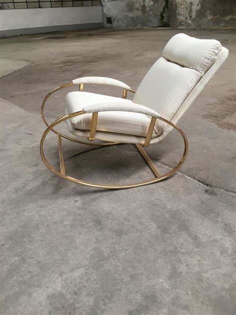 Check spelling or type a new query. Mid-Century Modern Italian Gilt Metal Lounge Rocking Chair ...