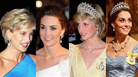أجمل مجوهرات كيت الموروثة عن الأميرة ديانا أيقونة