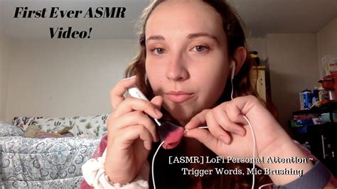 [asmr] Lofi Personal Attention ~ Trigger Words Mic Brushing Hand Motions Youtube