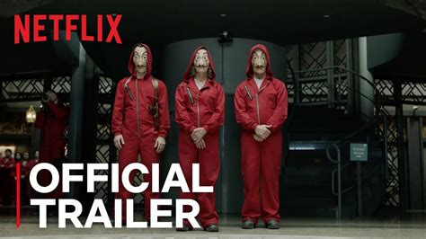 Knowing that the police won't try to storm the building again after their first failed attempt, the robbers start to use the hostages to print money, to dig a tunnel for their while the police comb the country house in toledo in which the professor and his band planned the heist, the robbers' nerves reach a. Money Heist - Part 2 | Official Trailer | Netflix - YouTube