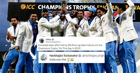 India Won The Harbhajan Singh Recalls Indias Historic Icc